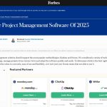 Thumbnail of best project management software article from Forbes Advisor